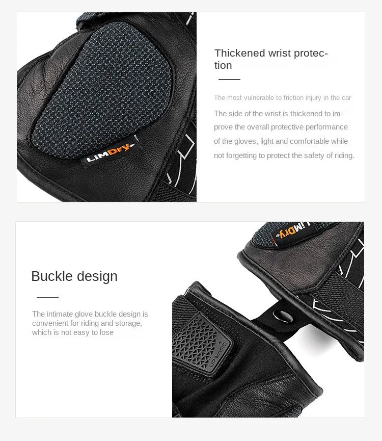 DUHAN W2 All-Weather Motorcycle Gloves Unisex