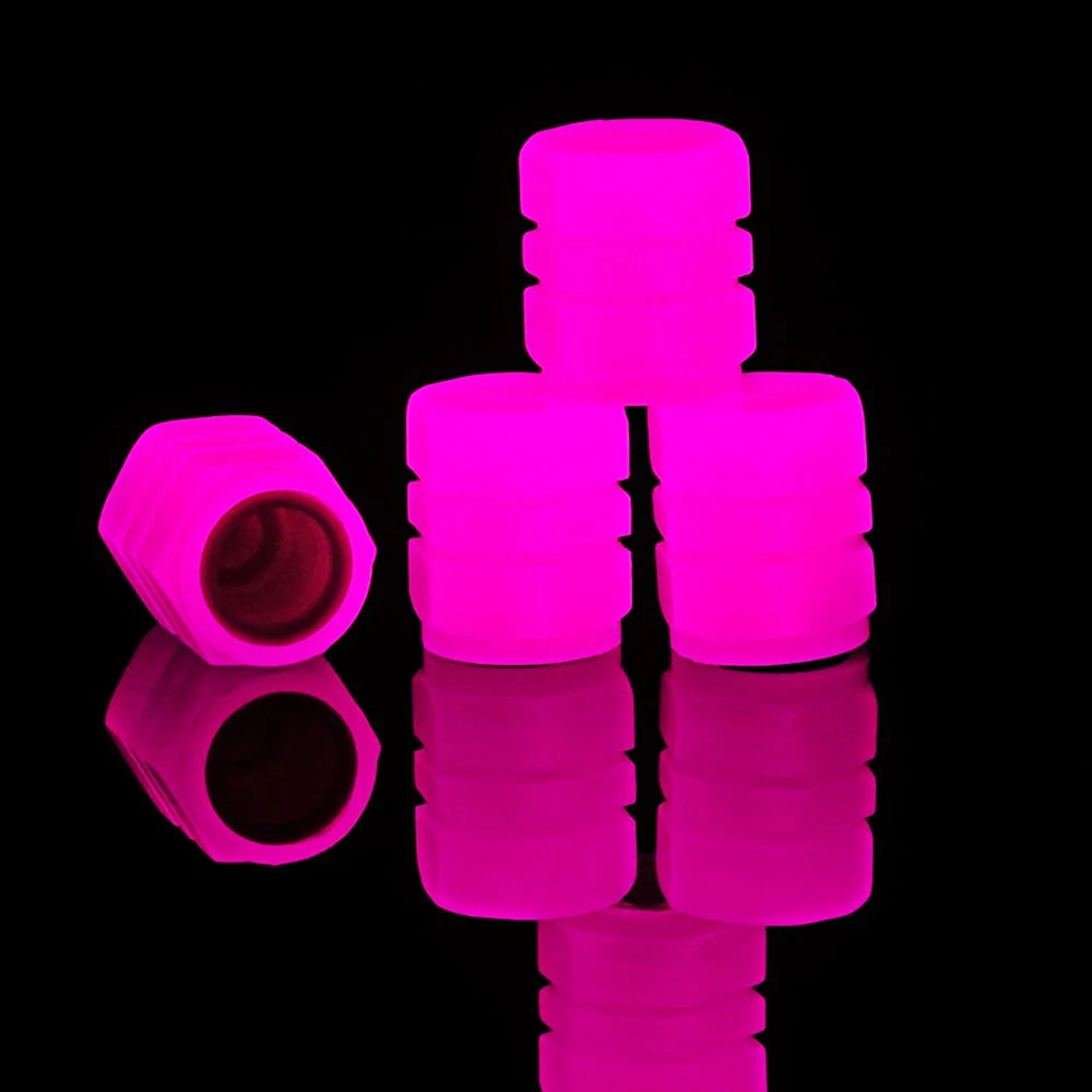 GlowBoost Night Valve Caps for Motorcycles