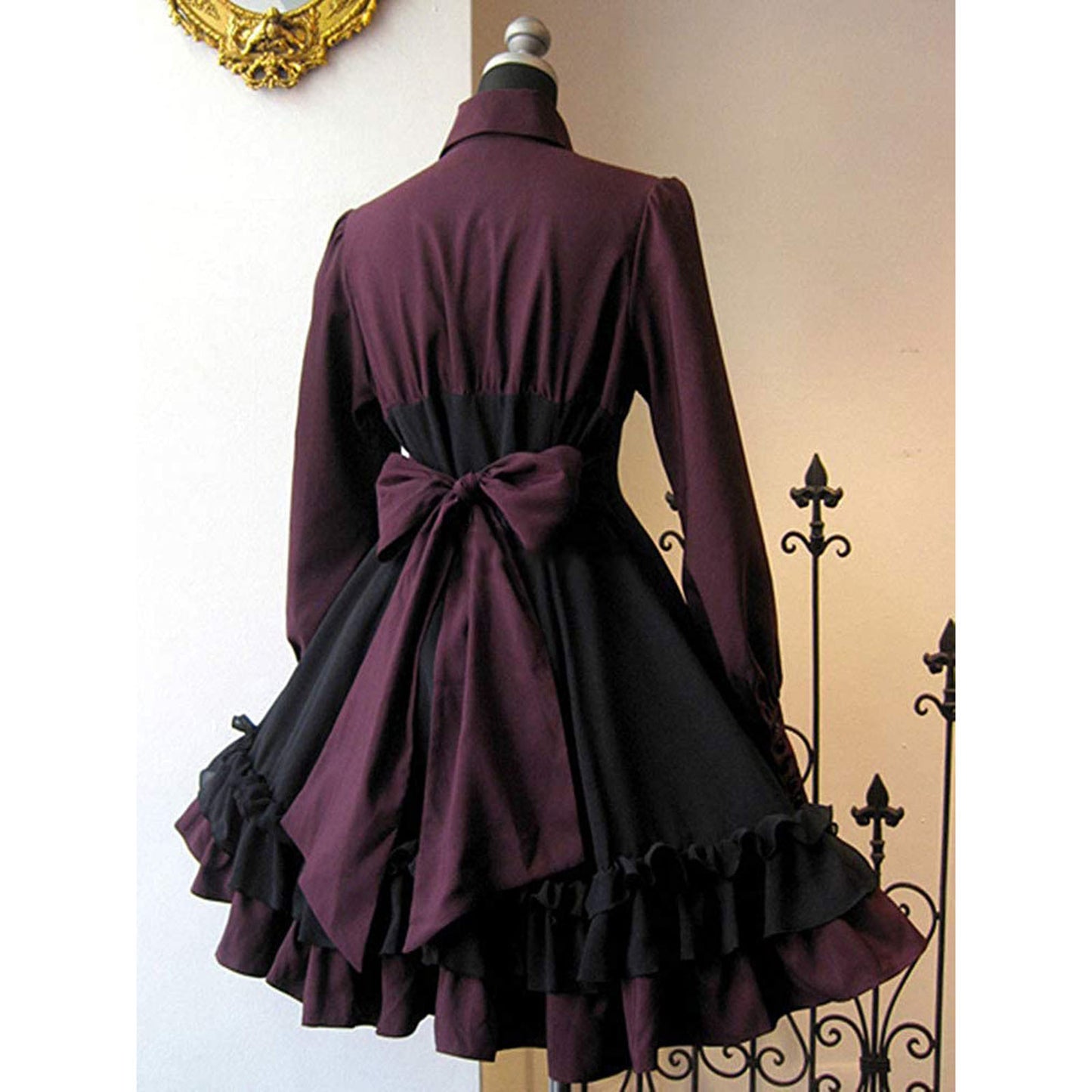 Chic Victorian Bow Collar Lolita Dress