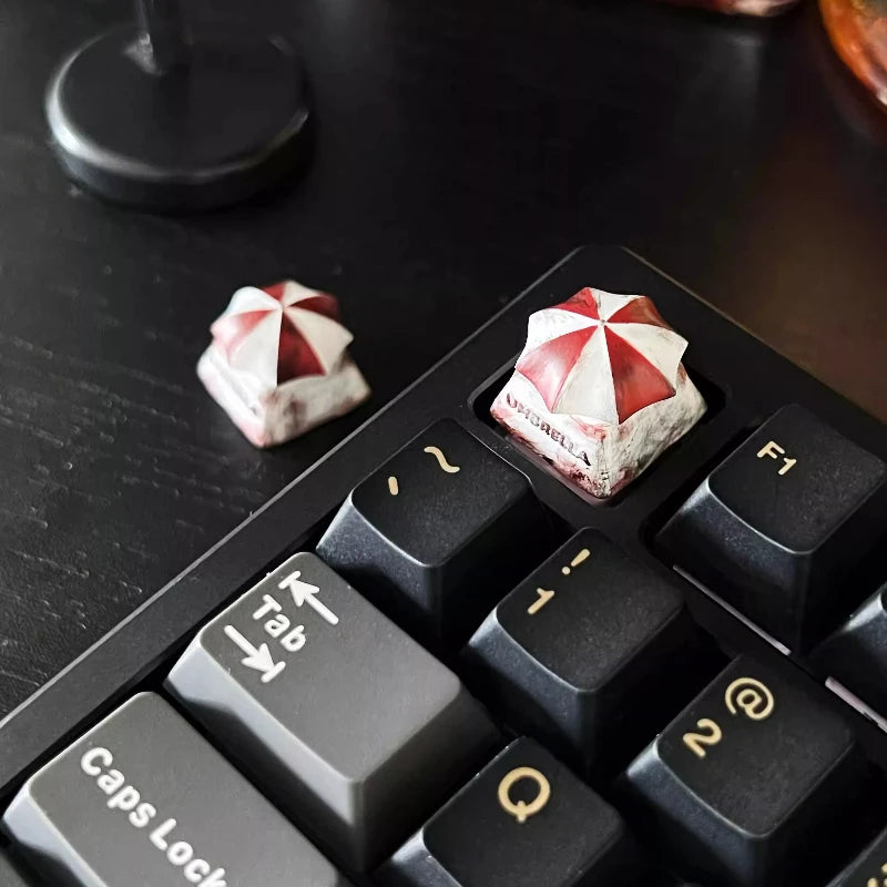 Umbrella Corp Keycap — Resident Evil Biohazard · Mechanical Keyboard