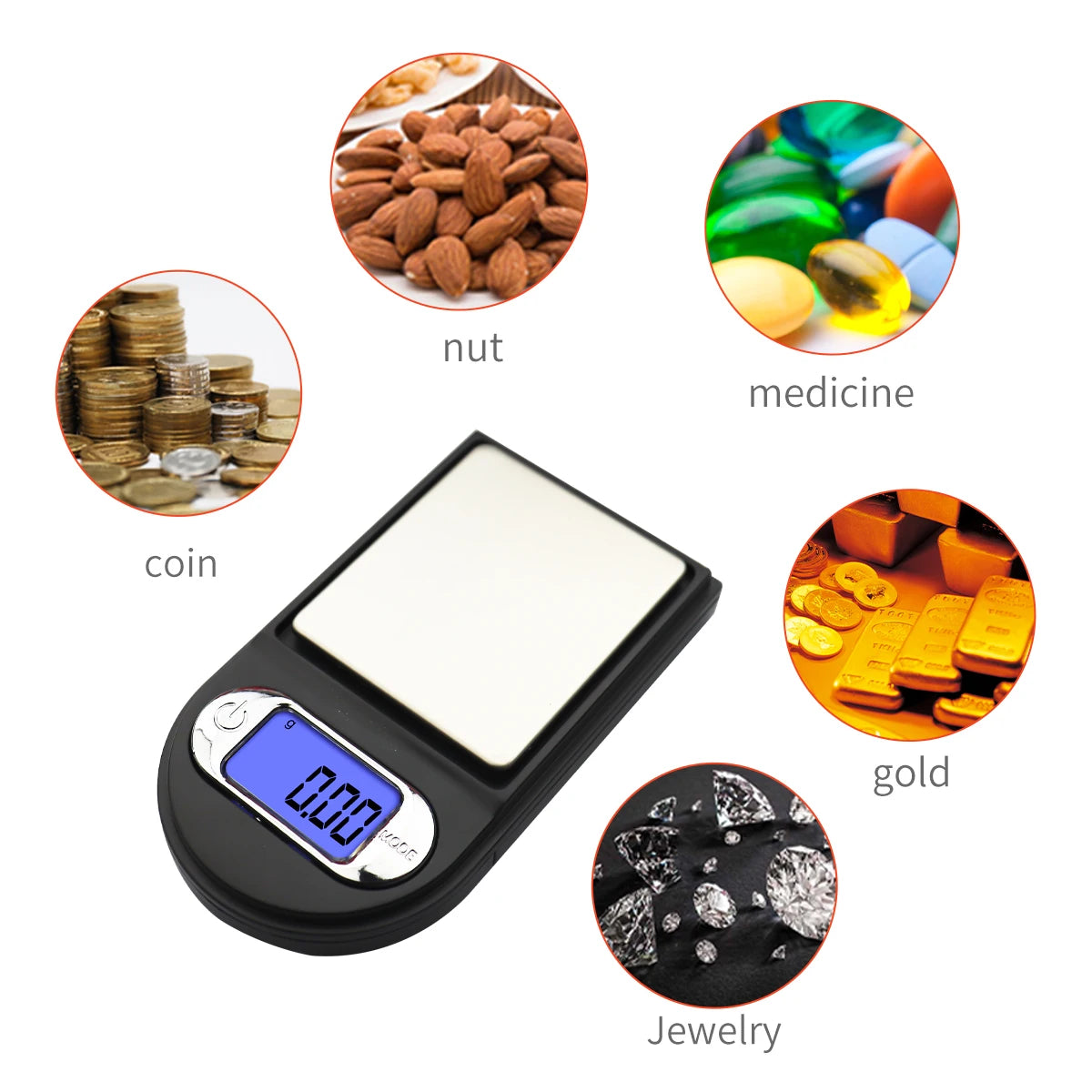 Tiny Tech Jewelry Scale - Precision Pocket Weighing