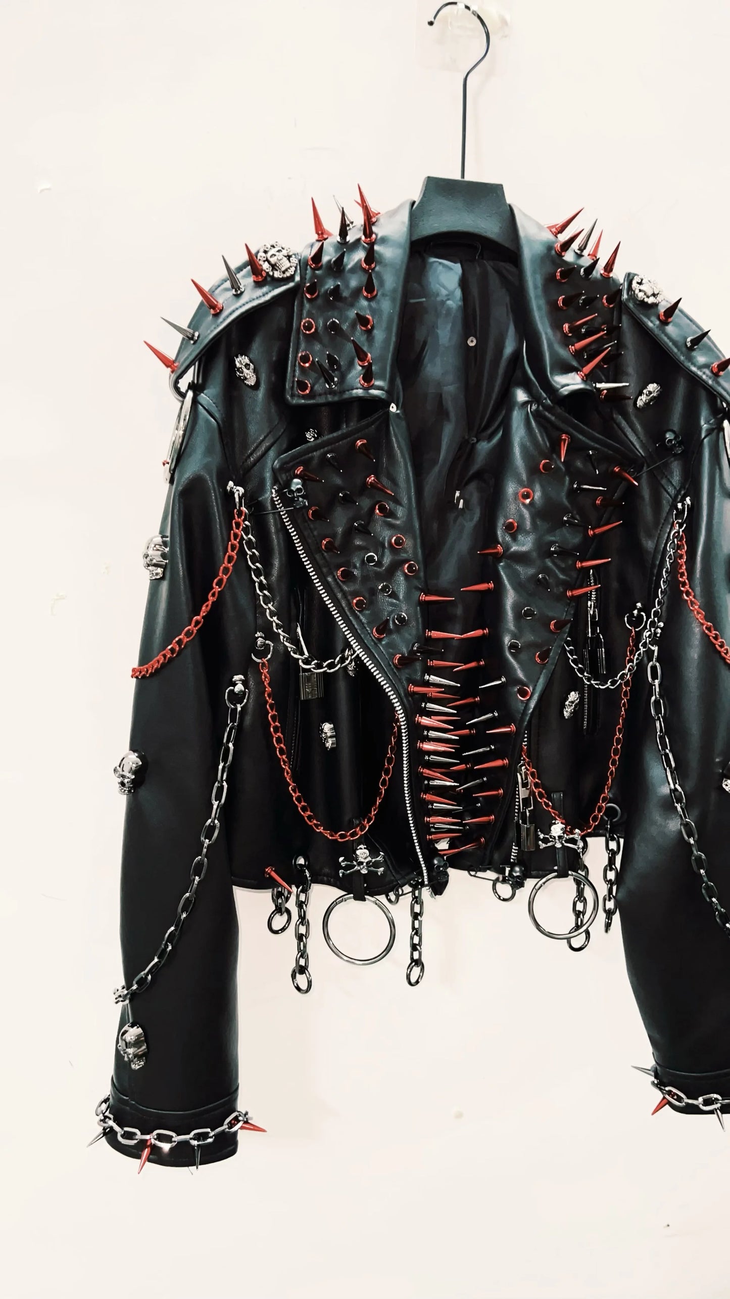 Cyber Gothic Leather Jacket