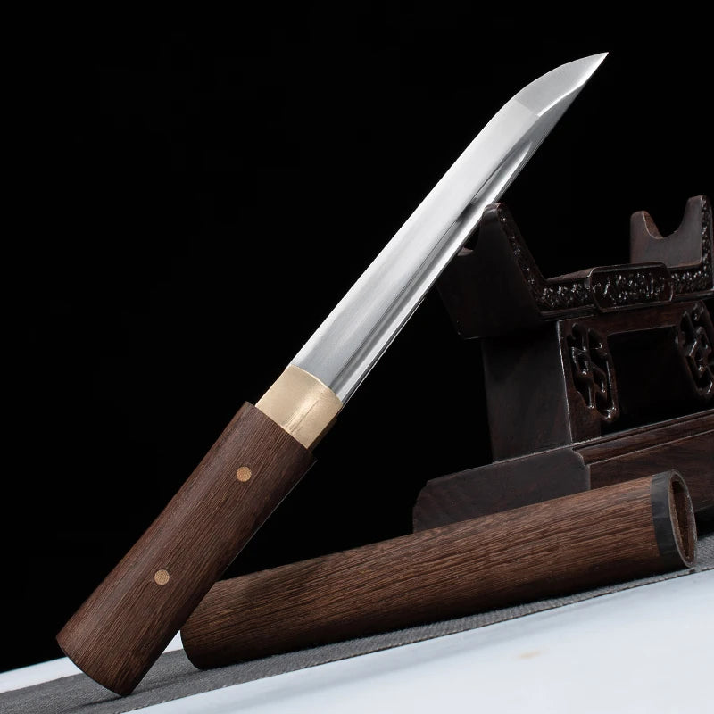 Masahiro 1045 Carbon Steel Shirasaya Tanto Sword