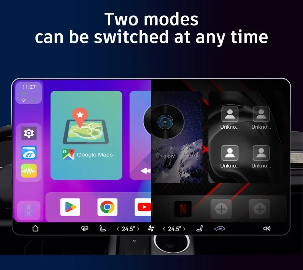 Smart Ai Box: Android 13 Wireless CarPlay Adapter