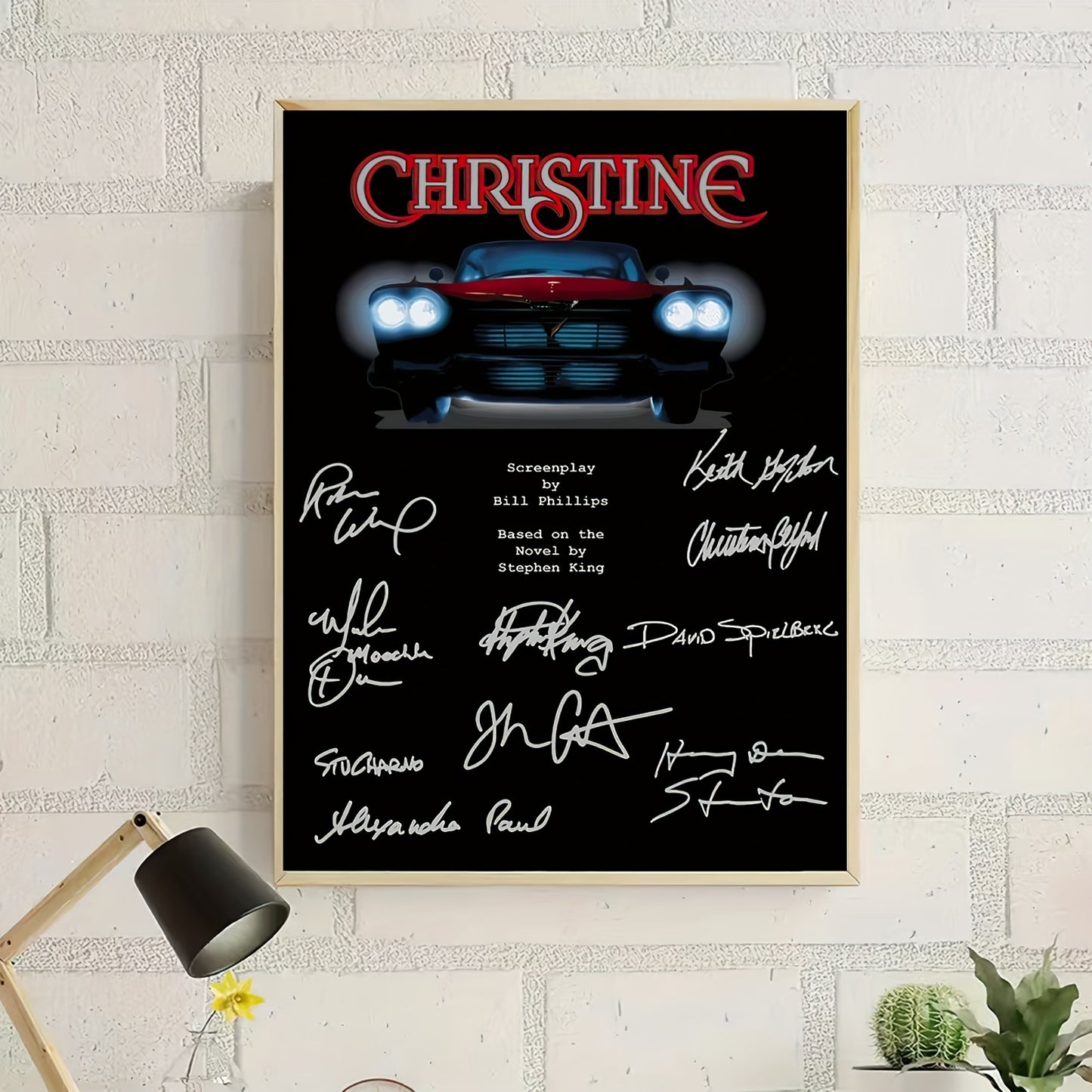 Christine — Vintage Canvas Wall Art Poster