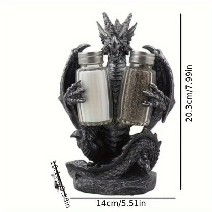 Gothic Statue Salt And Pepper Shakers Holder