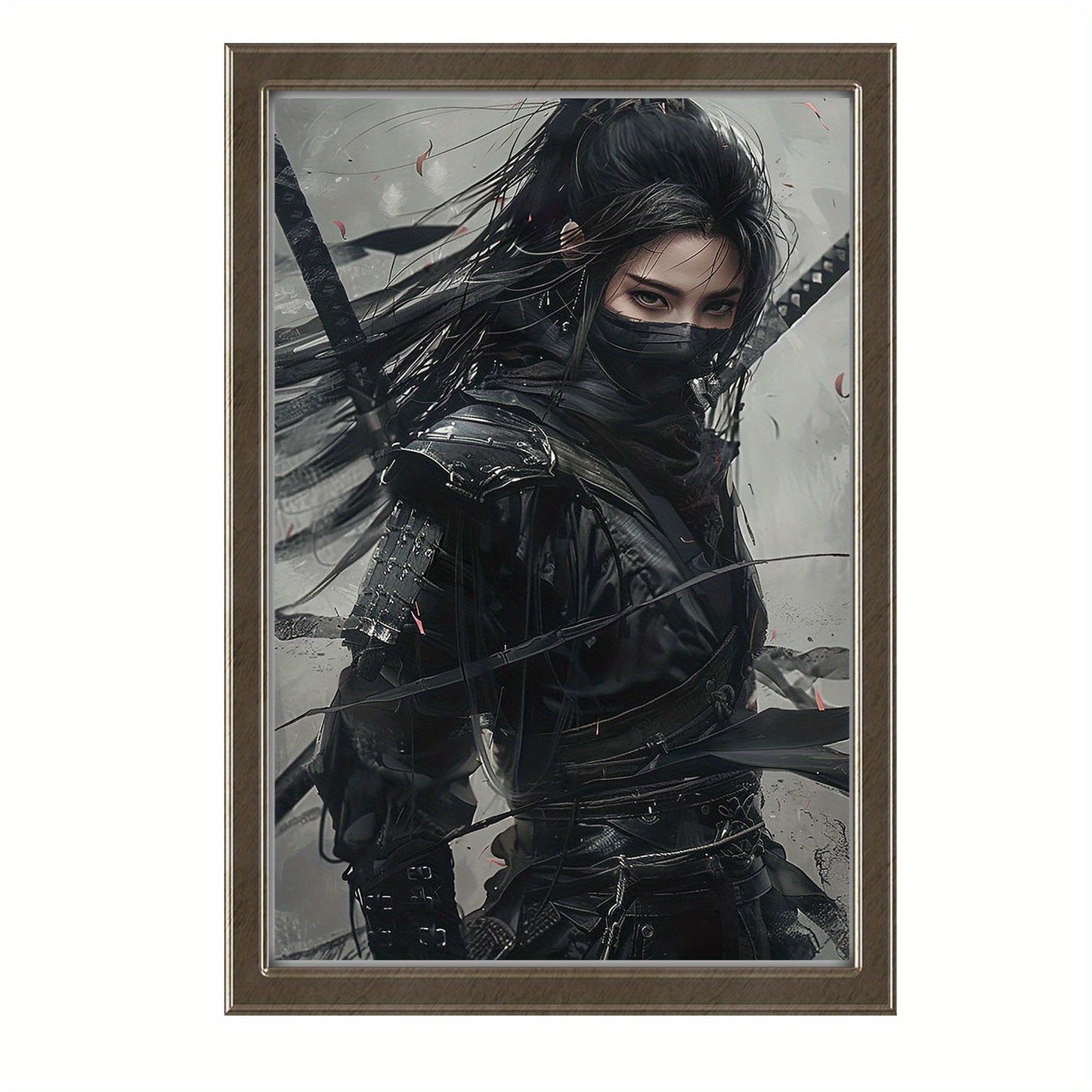 She-Devil Samurai Waterproof Canvas Wall Art