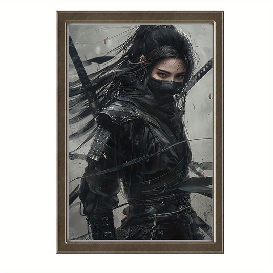 She-Devil Samurai Waterproof Canvas Wall Art