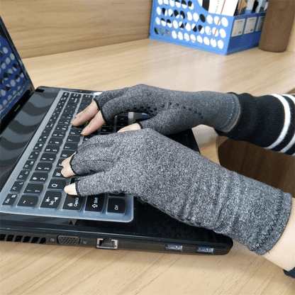 Breathable Fingerless Gloves, Anti-slip