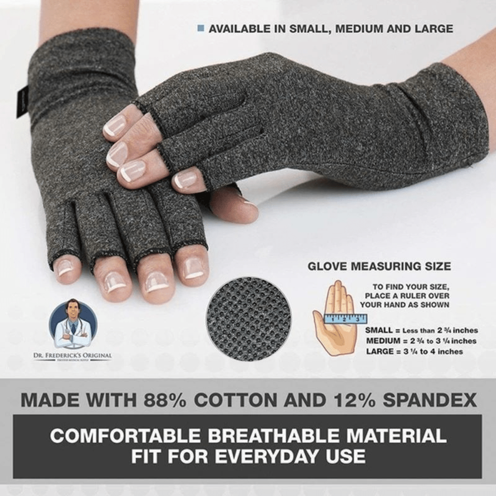 Breathable Fingerless Gloves, Anti-slip