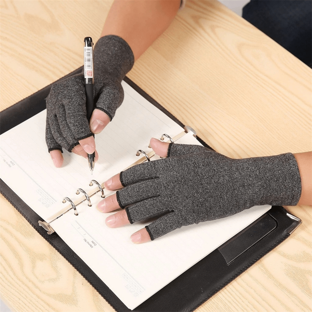 Breathable Fingerless Gloves, Anti-slip