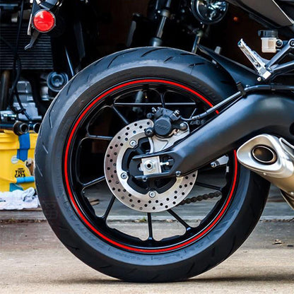 Reflective Rim Tape for Motorcycle Tires - Colorful Strips