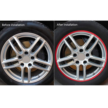 Reflective Rim Tape for Motorcycle Tires - Colorful Strips