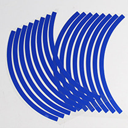 Reflective Rim Tape for Motorcycle Tires - Colorful Strips