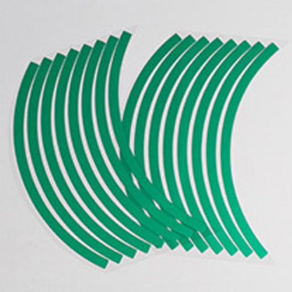 Reflective Rim Tape for Motorcycle Tires - Colorful Strips