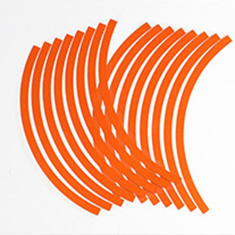 Reflective Rim Tape for Motorcycle Tires - Colorful Strips