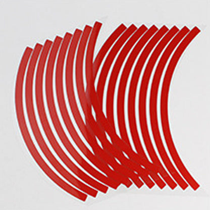 Reflective Rim Tape for Motorcycle Tires - Colorful Strips