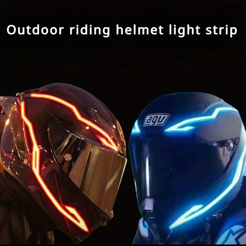 GlowRide: LED Safety Strip for Night Motorcycle Riding