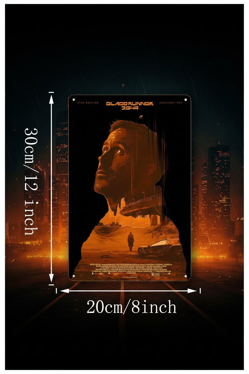 Blade Runner 2049 — Art Deco Aluminum Wall Plaque