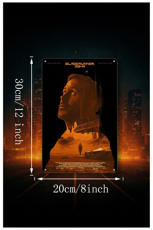 Blade Runner 2049 — Art Deco Aluminum Wall Plaque