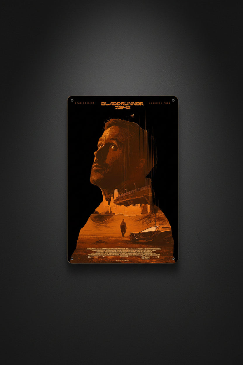 Blade Runner 2049 — Art Deco Aluminum Wall Plaque
