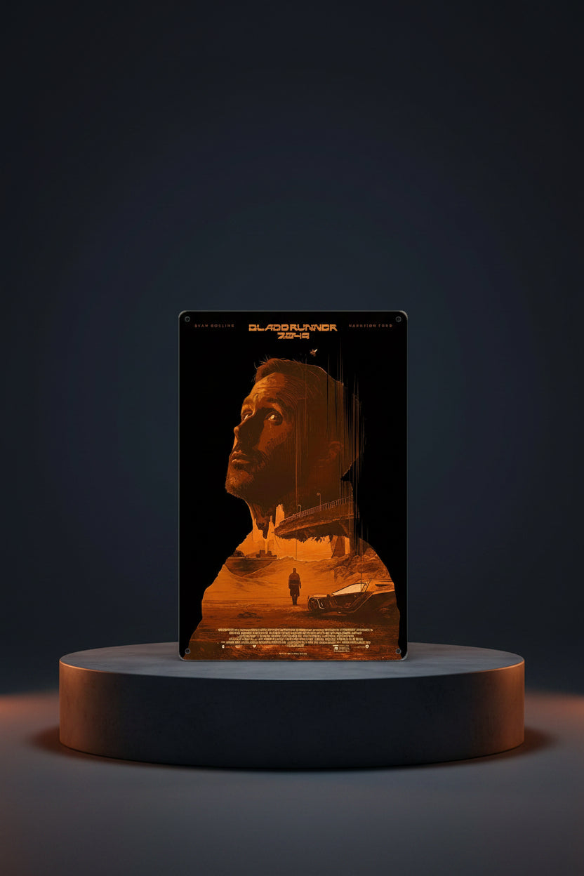 Blade Runner 2049 — Art Deco Aluminum Wall Plaque