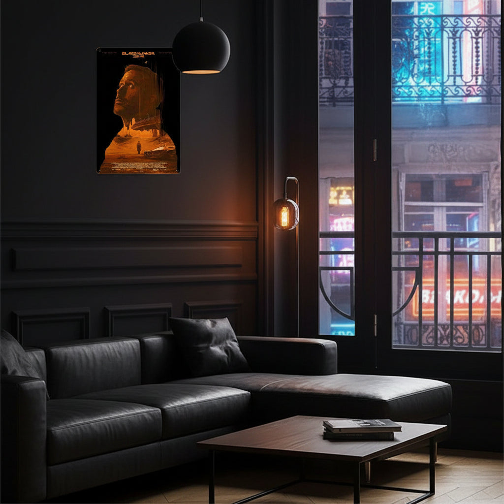 Blade Runner 2049 — Art Deco Aluminum Wall Plaque