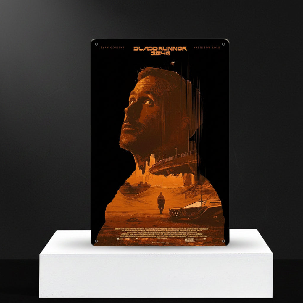 Blade Runner 2049 — Art Deco Aluminum Wall Plaque