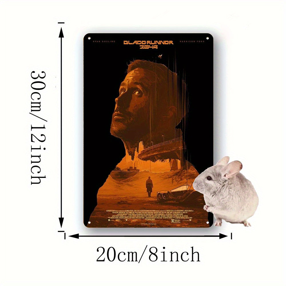 Blade Runner 2049 — Art Deco Aluminum Wall Plaque