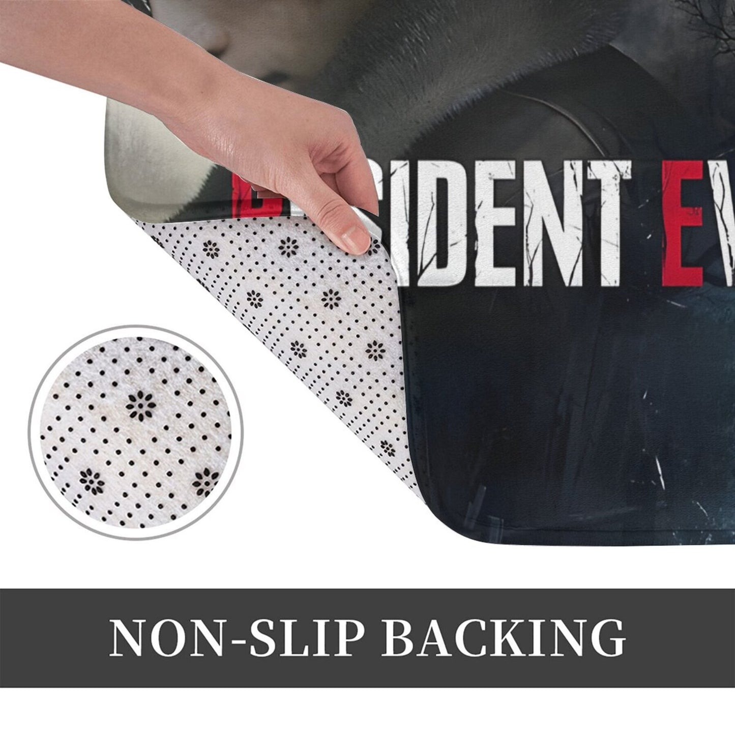 RE4 Inspired Washable Doormat - Lightweight Polyester