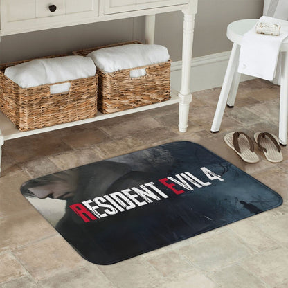 RE4 Inspired Washable Doormat - Lightweight Polyester