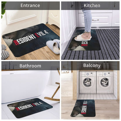 RE4 Inspired Washable Doormat - Lightweight Polyester