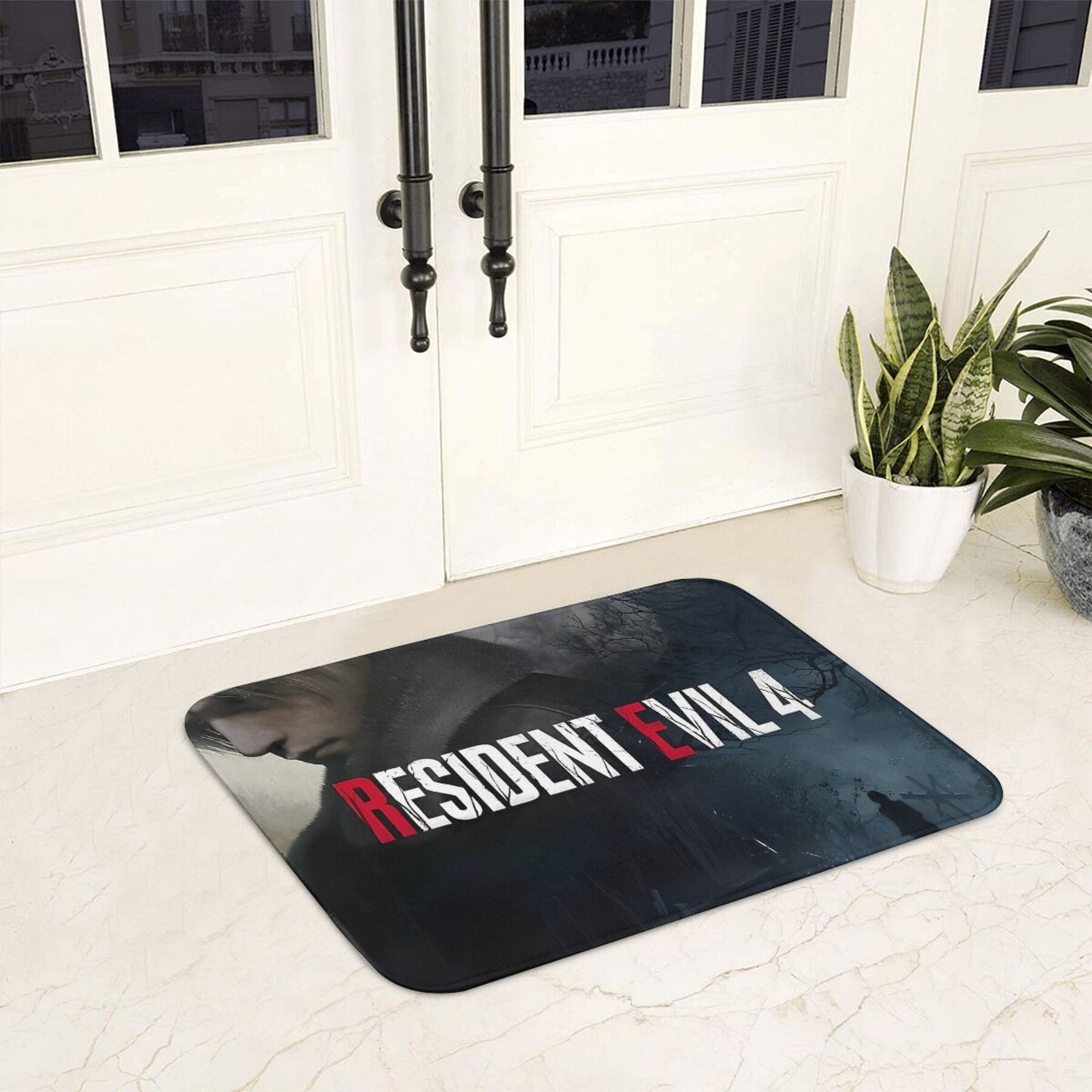 RE4 Inspired Washable Doormat - Lightweight Polyester