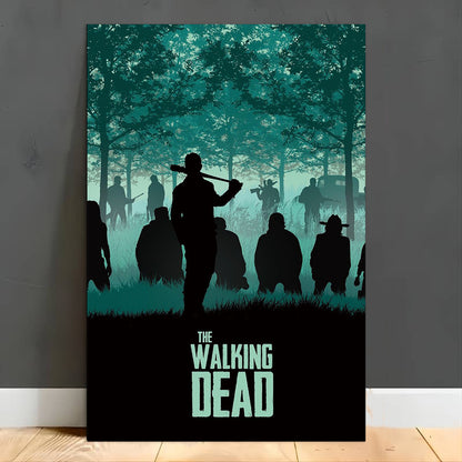 Zombie Art Canvas – The Walking Dead Decor