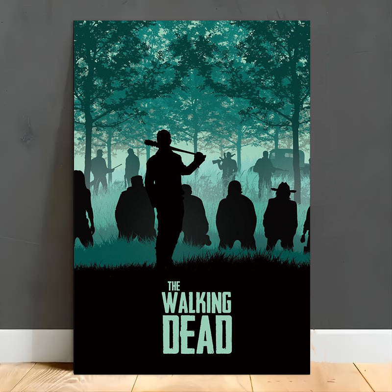 Zombie Art Canvas – The Walking Dead Decor