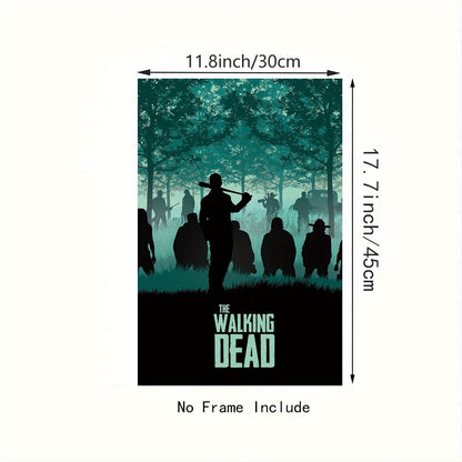 Zombie Art Canvas – The Walking Dead Decor