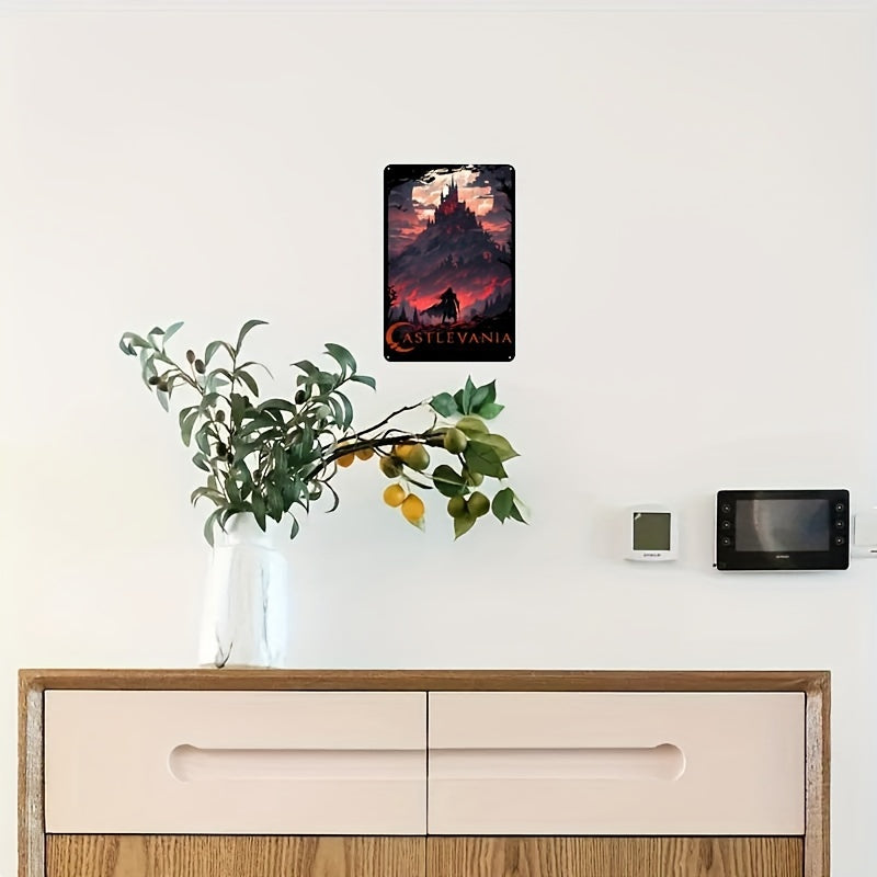 Metal Wall Sign - Castlevania Style