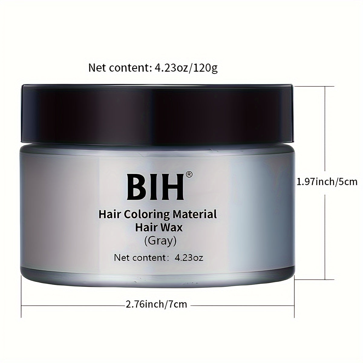 BIH Temporary Hair Color Mud - Easy Wash, Natural Hold