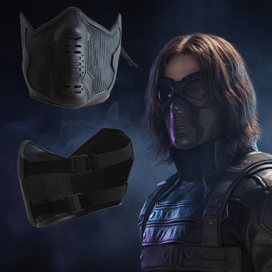 Funky Winter Soldier Latex Mask for Heroes & Cosplay