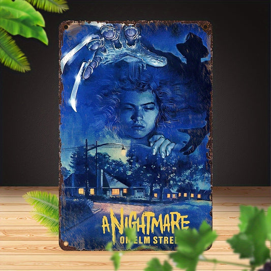 Elm Street Nightmare Vintage Metal Wall Sign
