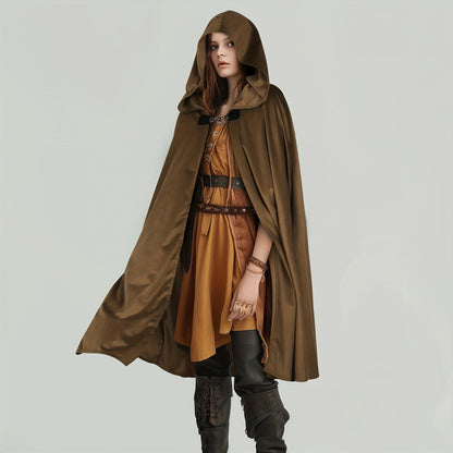 Cloaked Mystique: Unisex Brown Cosplay Cape