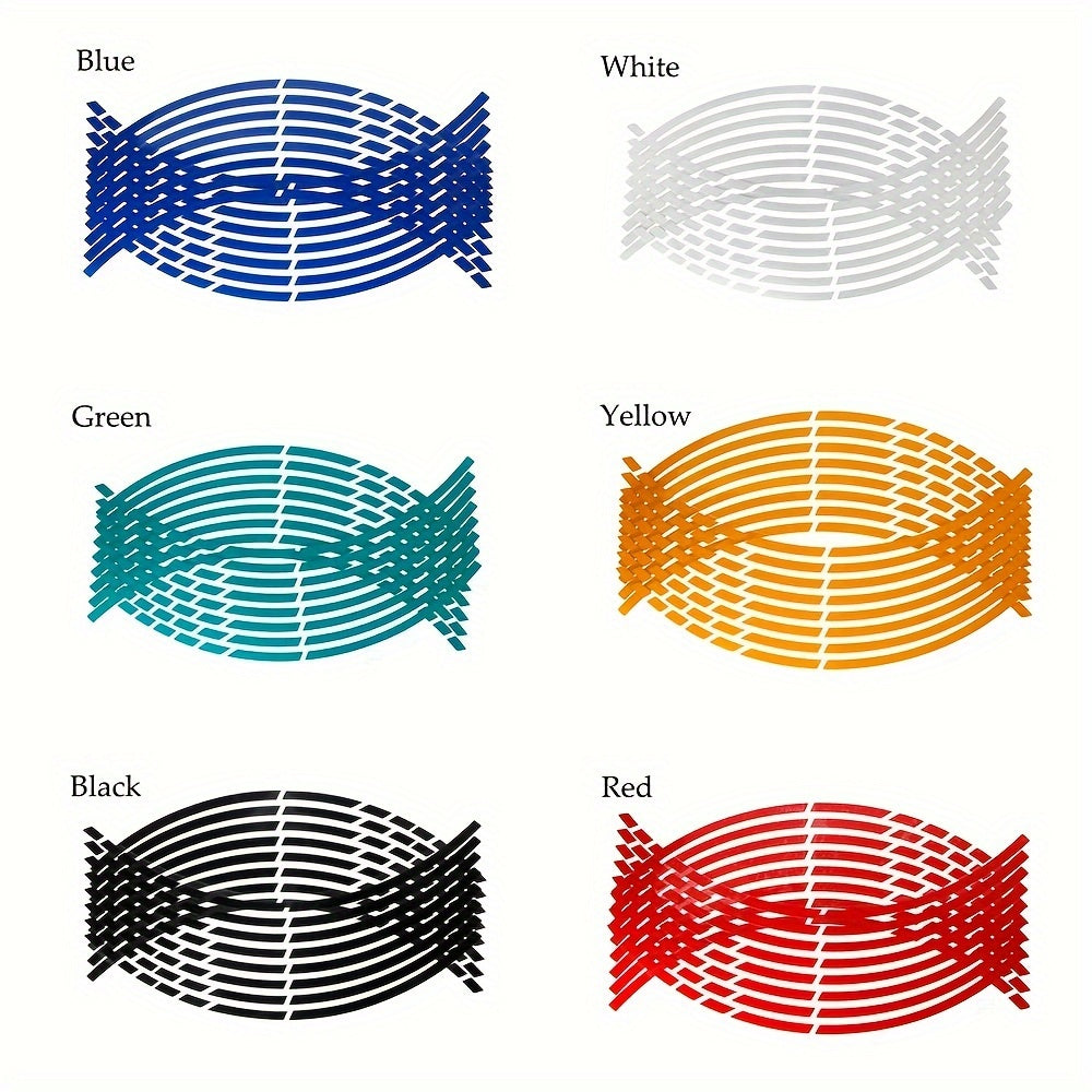 GlowGuard Reflective Tire Sticker Set for Wheels