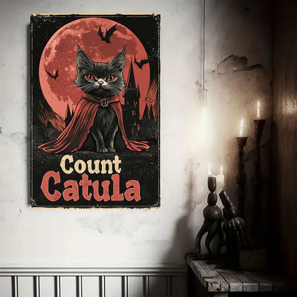 Count Barkula Vampire Pet Art Poster