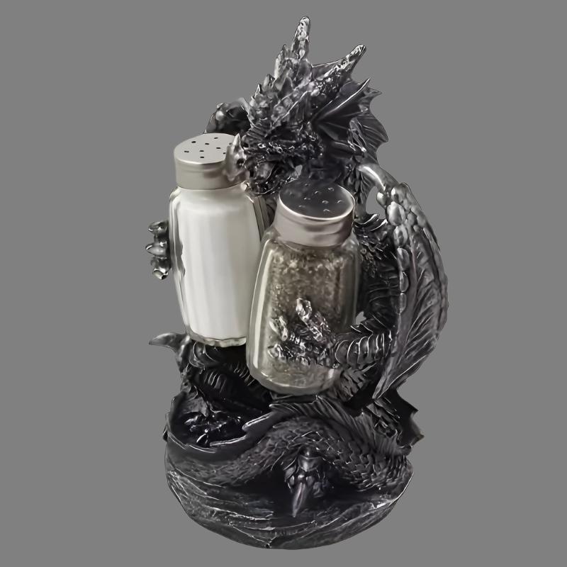 Gothic Statue Salt And Pepper Shakers Holder