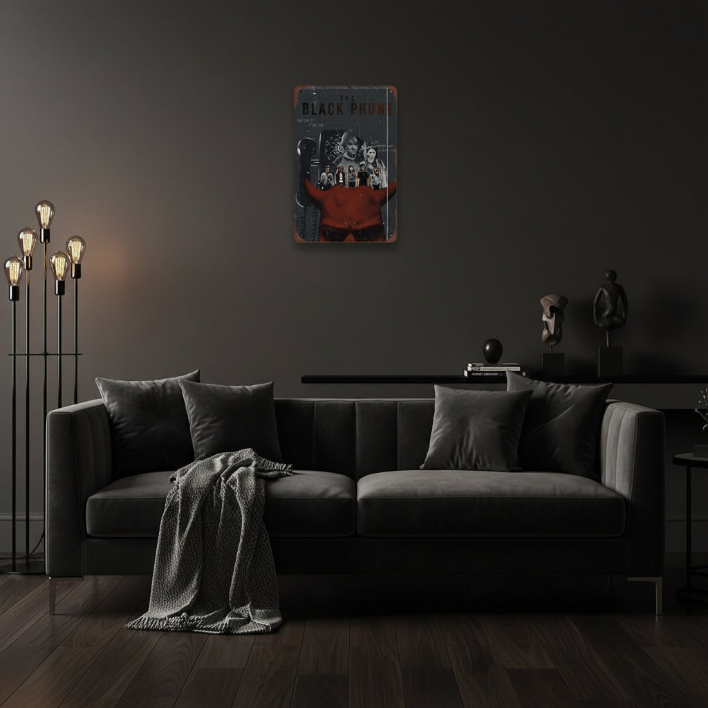 The Black Phone — Retro Horror Metal Sign