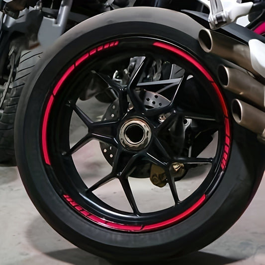 GlowGuard Reflective Tire Sticker Set for Wheels