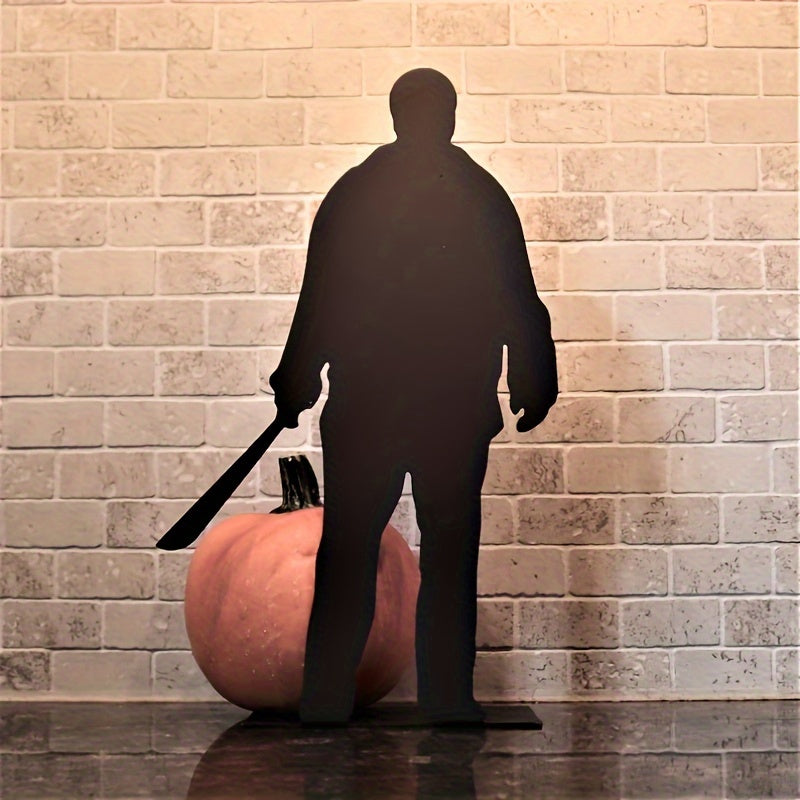 Ghostly Metal Shadow Alights: 4-Pack Halloween Decor