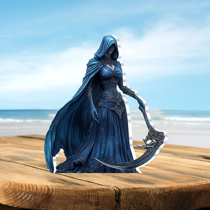 Boho Grim Reaper Acrylic Decor - 15cm Collectible