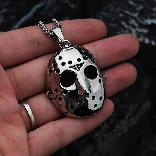 Jason’s Mask Pendant Necklace