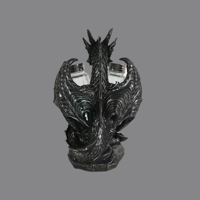 Gothic Statue Salt And Pepper Shakers Holder